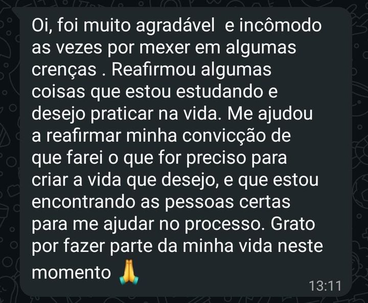Depoimento real — Imersão Mente Milionária