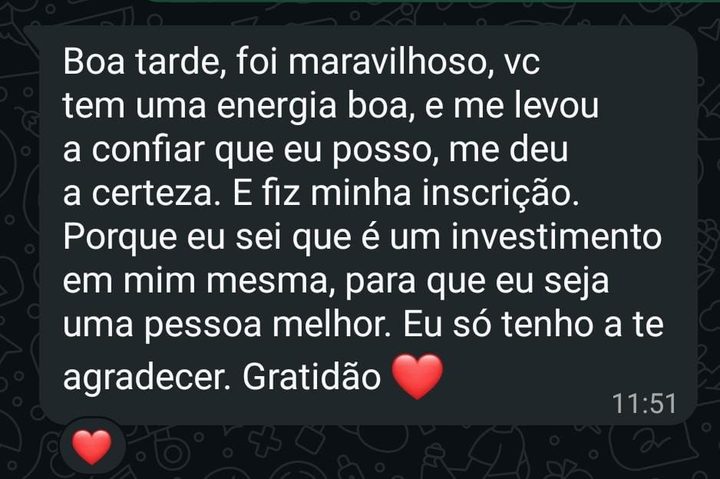 Depoimento real — Imersão Mente Milionária