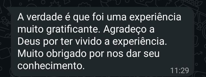Depoimento real — Imersão Mente Milionária