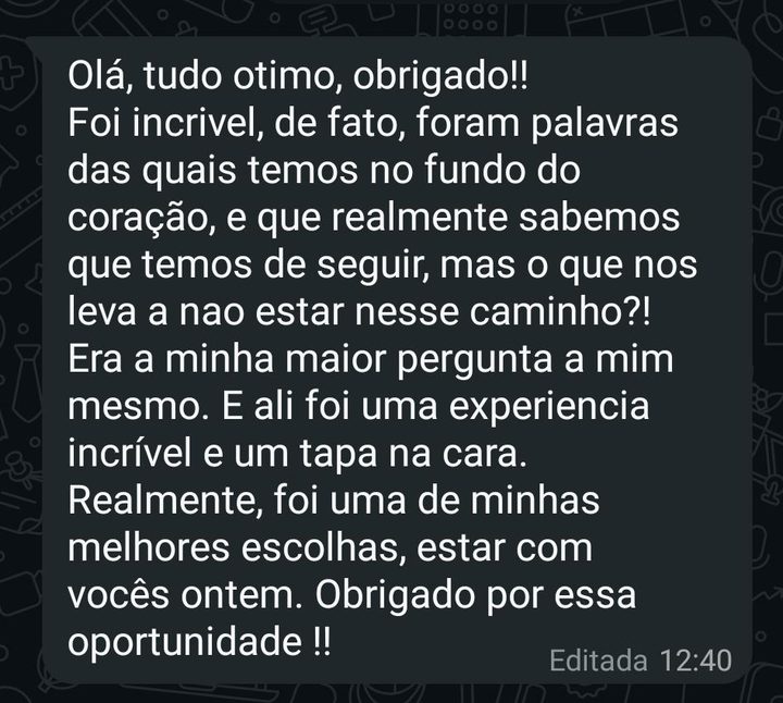 Depoimento real — Imersão Mente Milionária